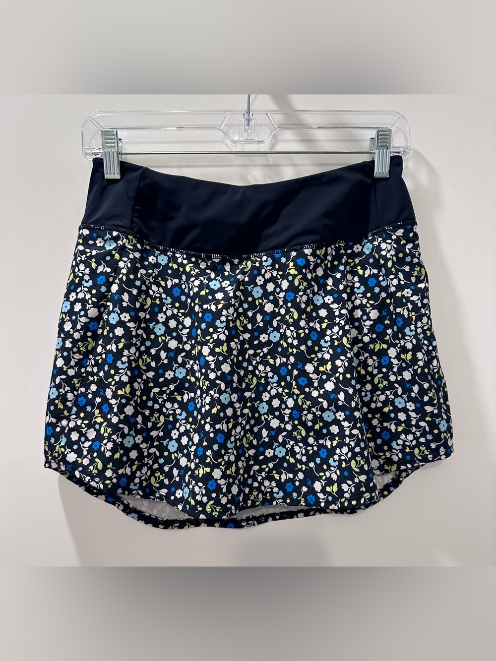 Addison Bay Everyday Skort, Navy Floral, Small